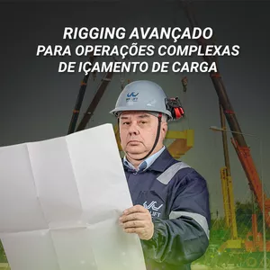 Imagem de capa para o Curso online Rigging Avançado para operações complexas de içamento de carga