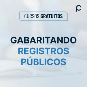 Imagem de capa para o Curso online Gabaritando Registros Públicos