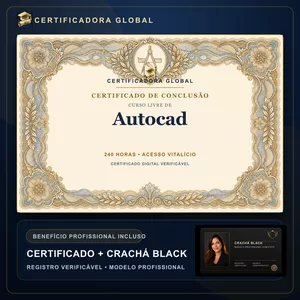 Imagem do curso 🔥 BOLSA 100% [APLICADA] - [MATRÍCULA] CURSO DE FORMAÇÃO EM AUTOCAD - ACESSO VITALÍCIO - CRACHÁ BLACK + REGISTRO - CASHBACK R$ 25 - BÔNUS APOSTILA EXTRA - CG