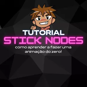 Imagem de capa para o Ebook  TUTORIAL STICKNODES DE COMO FAZER ANIMAÇÃO.