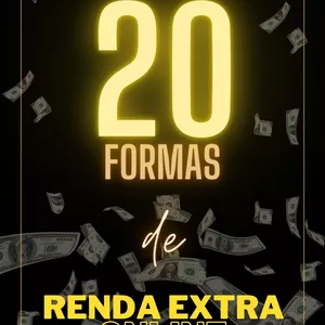 Imagem de capa para o Ebook 20 Formas de Renda Extra Online