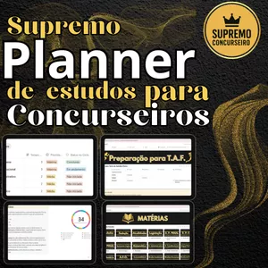 Imagem do curso Supremo Planner de Estudos para Concurseiros