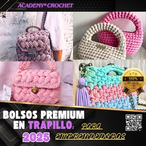 Imagen de portada para Curso online Bolsos Premium en Trapillo desde Cero: Para Emprendedoras