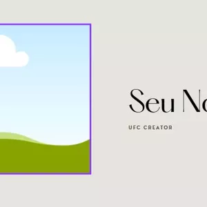 Imagem de capa para o Ebook Template para Porfólio