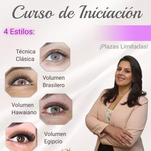 Imagen de portada para Curso online Extensiones de pestañas Técnica Clásica 