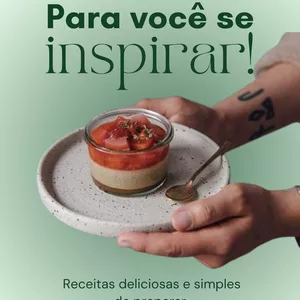 Imagem de capa para o Ebook Para você se inspirar - Receitas