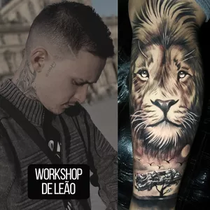 Imagem de Workshop Tattoo de Leão criado por Vinicius Barnabé na hotmart