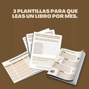 Imagen de portada para Curso online 📖 Plantillas: Lee un libro al mes 