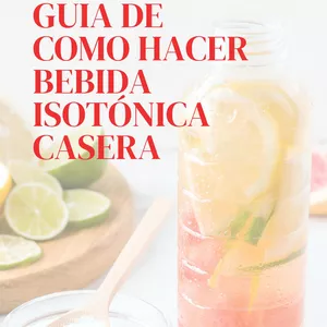 Imagen de portada para Ebook GUIA DE COMO HACER BEBIDA ISOTÓNICA CASERA