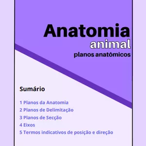 Imagem de capa para o Ebook Resumo de Anatomia Animal - Planos Anatômicos