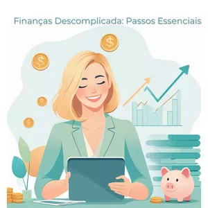 Imagem de capa para o Ebook Finanças Descomplicadas: Passos Essenciais