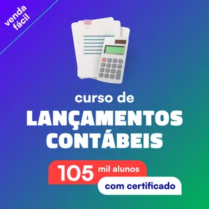 Imagem de capa para o Curso online Curso de Lançamentos Contábeis
