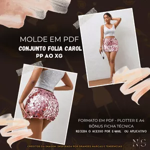 Imagem de capa para o Curso online ✨[Molde em PDF] - Conjunto Folia Carol ID 3728051 [PP ao XG]✨