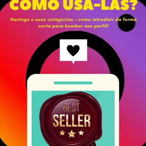 Imagem de capa para o Ebook E-book Hastags Como Usa-las