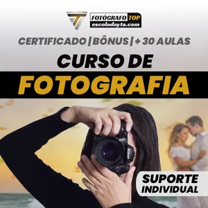 Imagem do curso Curso de Fotografia + Bônus