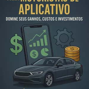 Imagem de capa para o Ebook Planejamento Financeiro para Motoristas de Aplicativo