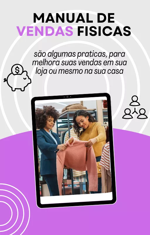 Manual de vendas físicas de produtos