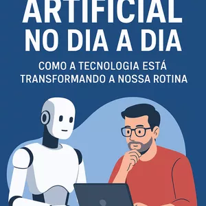 Imagem de capa para o Ebook Inteligência Artificial no Dia a Dia – Como a Tecnologia Está Transformando a Nossa Rotina