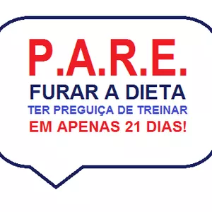 Imagem de capa para o Ebook P.A.R.E. Programa Apoio Rápido ao Emagrecimento
