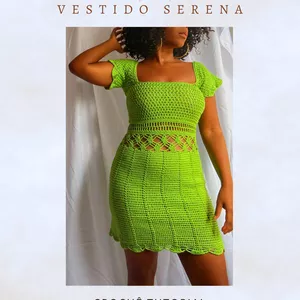 Imagem de capa para o Curso online Vestido Serena Crochê 
