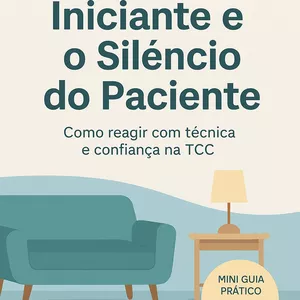 Imagem de capa para o Ebook Psicólogo Iniciante e o Silêncio do Paciente – Como Reagir com Técnica e Confiança na TCC