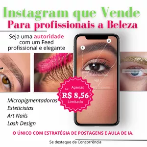 Imagem de capa para o Curso online Instagram que Vende