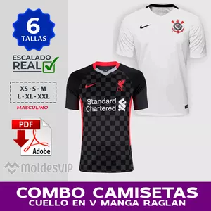 Imagen de portada para Curso online COMBO CAMISETAS DE FUTBOL MANGA RAGLAN