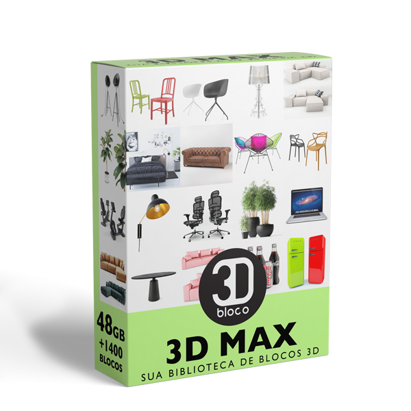 Imagem do curso - 3D bloco - Biblioteca de blocos para 3D MAX