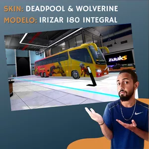 Imagem de capa para o Curso online Skin Deadpool &amp; Wolverine - Irizar i80 Integral