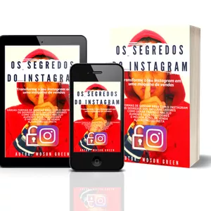 Imagem de capa para o Ebook Segredos do Instagram 