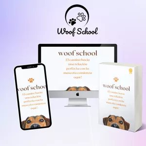 Imagen de portada para Ebook Woof School - Entrena tu perro