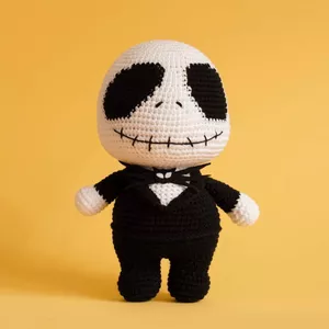 Imagen de portada para Ebook Patrón Amigurumi Jack Skellington