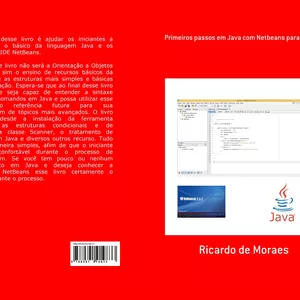 Imagem de capa para o Ebook Ebook -  Primeiros passos em Java com Netbeans para Leigos