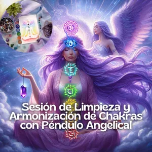 Imagen de portada para Ebook Sesión de Limpieza y Armonización de Chakras con Péndulo Angelical