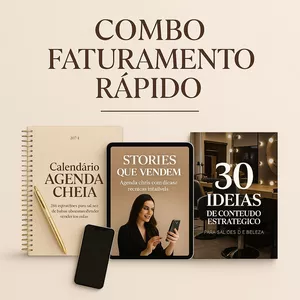 Imagem de capa para o Ebook Kit Agenda Cheia - 3 ebooks para lotar seu Salão e Vender todos os dias