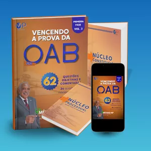 Imagem de capa para o Ebook Vencendo a OAB Primeira Fase - Volume 3