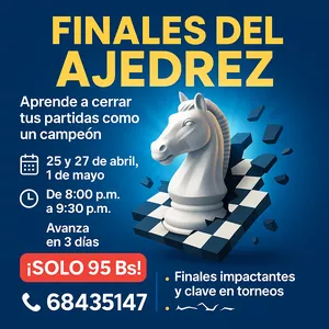 Imagen de portada para Curso online FINALES DE AJEDREZ