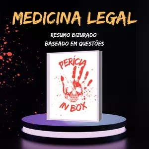 Imagem de capa para o Ebook Resumo Bizurado de MEDICINA LEGAL