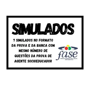 Imagem de capa para o Ebook Simulados concurso Fase RS