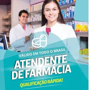 Imagem de capa para o Curso online ATENDENTE DE FARMACIA Curso Completo 2025