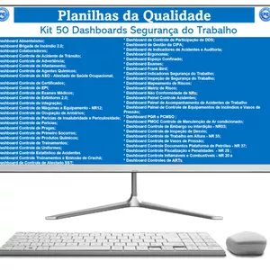 Imagem de capa para o Curso online Kit 50 Dashboards de Segurança do Trabalho