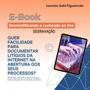 Imagem de capa para o Ebook E-book Desmistificando o conteúdo on line - DEGRAVAÇÃO
