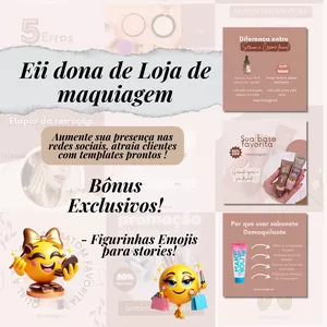 Imagem do curso Pack Loja de Maquiagem