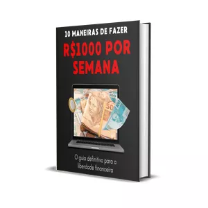 Imagem de capa para o Ebook 10 maneiras de fazer mil reais por semana