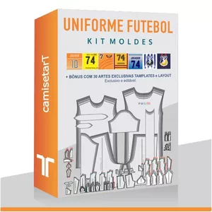 Imagem de capa para o Curso online PACK kit molde Digital Uniforme Futebol
