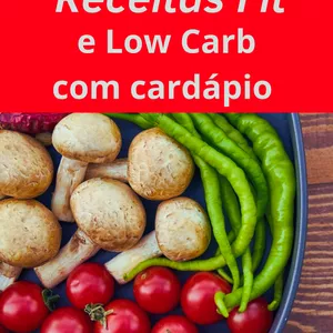 Imagem do curso 400 Receitas LowCarb com cardápio