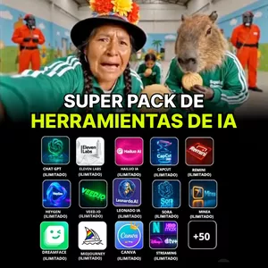 Imagen de portada para Curso online SUPER PACK DE HERRAMIENTAS DE IA