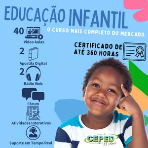 Imagem de Curso Completo de Educação Infantil criado por CEPED CURSOS na hotmart