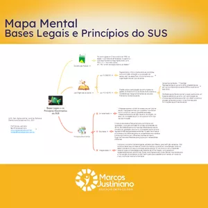 Imagem de capa para o Curso online Mapa Mental - Bases Legais e os Princípios Doutrinários do SUS