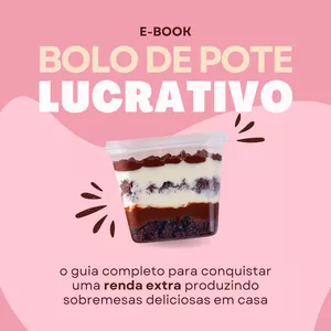 Imagem de capa para o Ebook Bolo de Pote de Sucesso